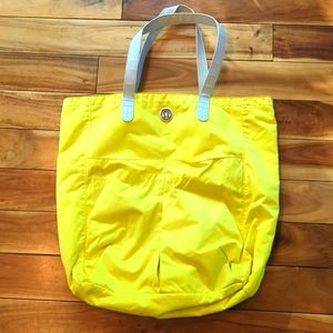 Lululemon yellow tote, Pool or Beach bag